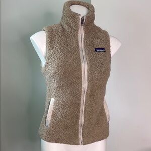 Patagonia Classic Los Gatos Fuzzy Vest Jacket XS worn wear.